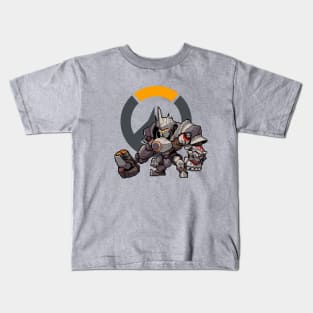 Overwatch - 16-Bit Reinhardt W/ Logo Kids T-Shirt